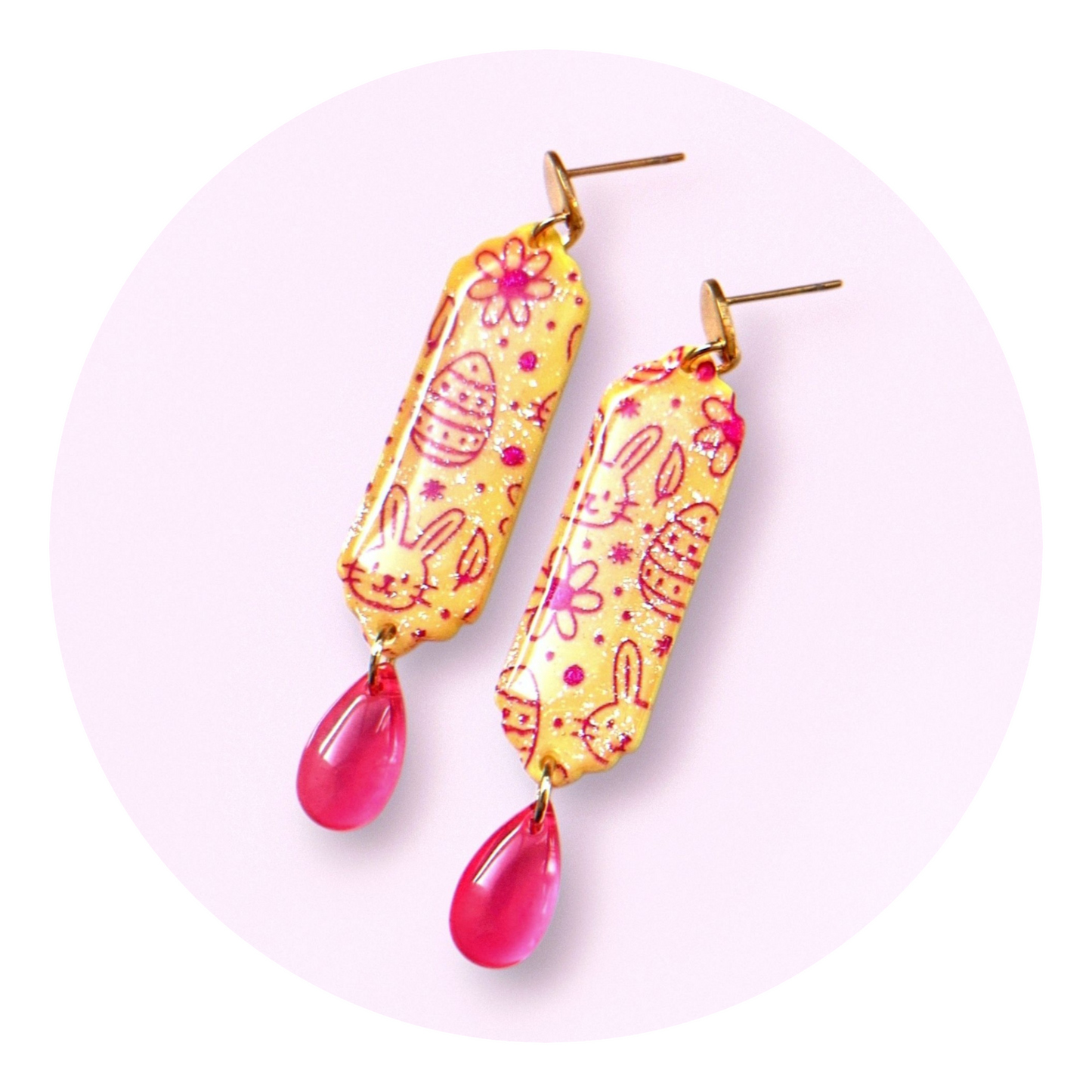 Happy Easter, glasdroppar