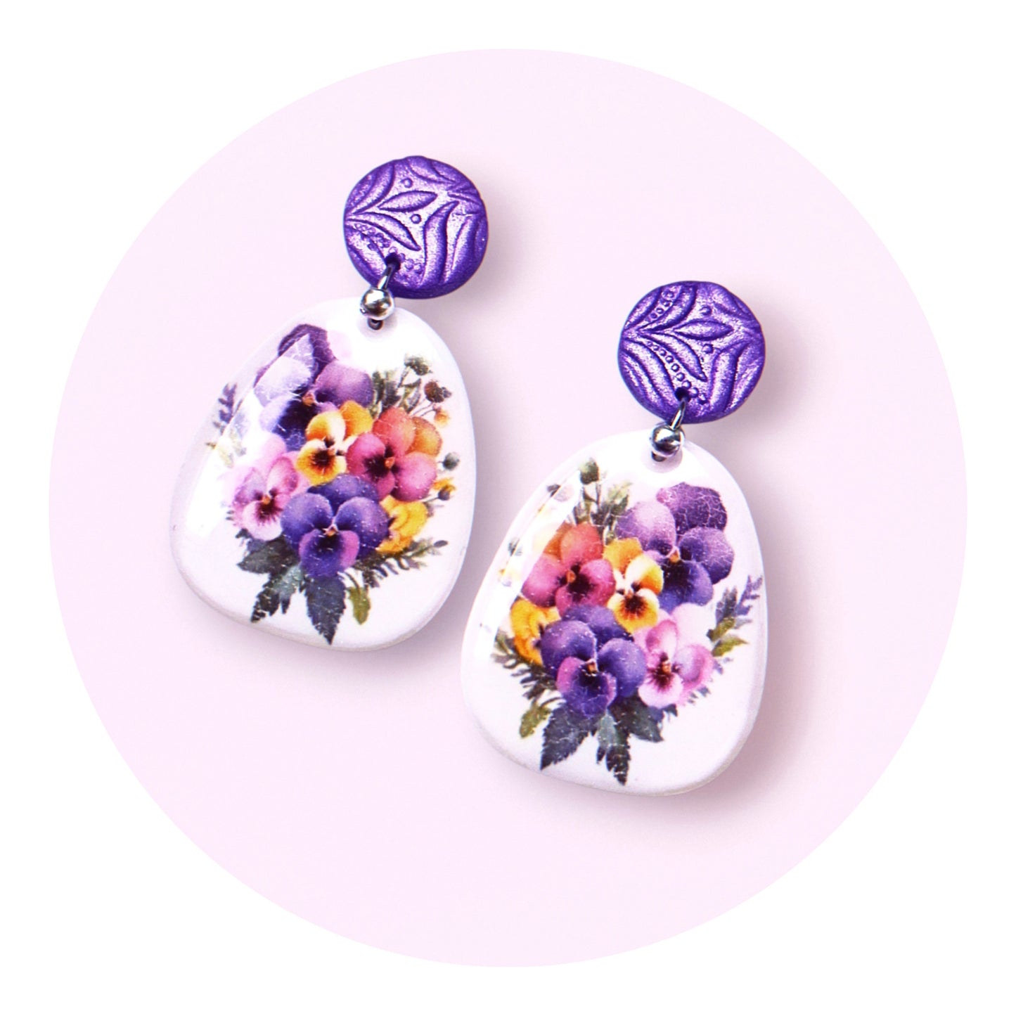 Aurora - Purple Pansies