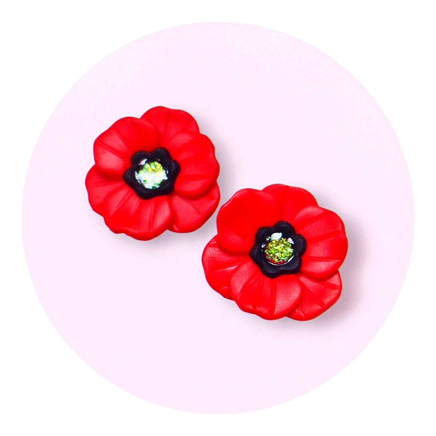Poppy Flower (studs)