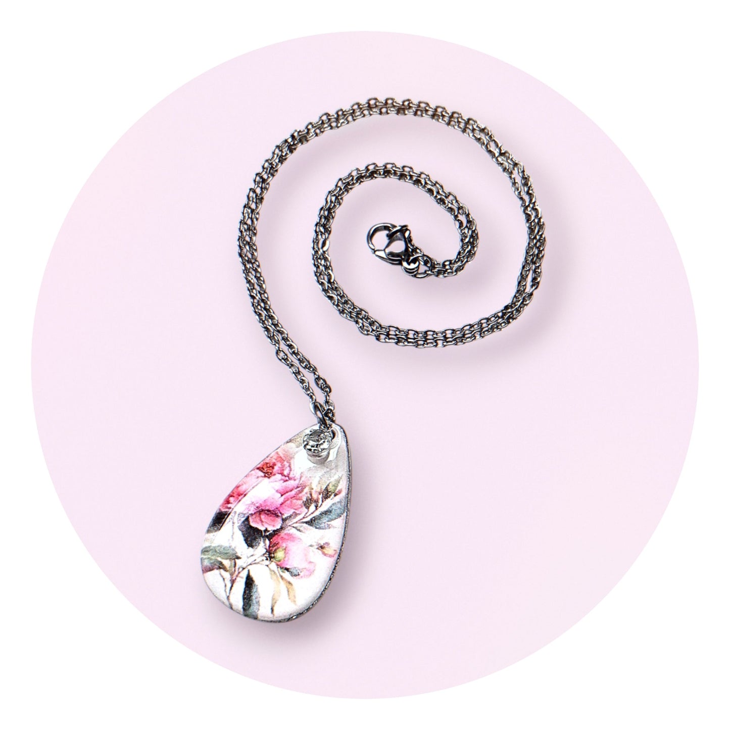 Pioner med silverkant, halsband