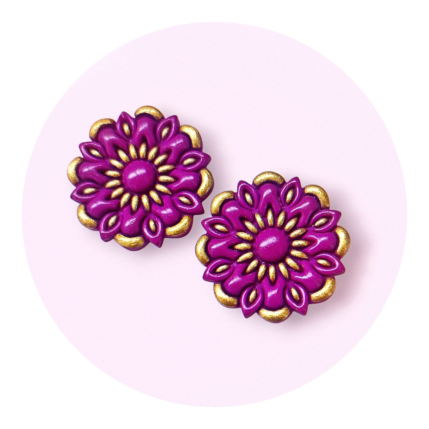 Carmen, magenta/guld