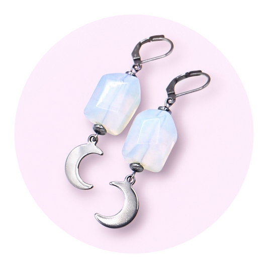 Crystal Moon, Opalite silver