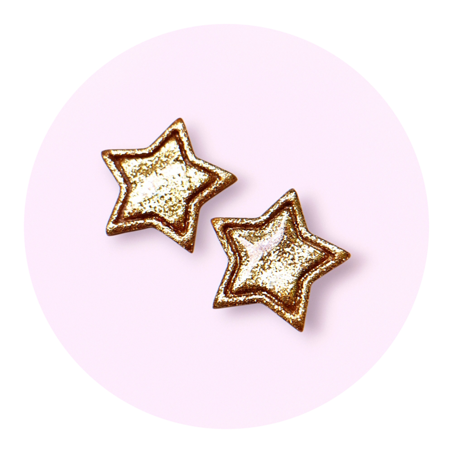 Stjärnstuds, guldglitter