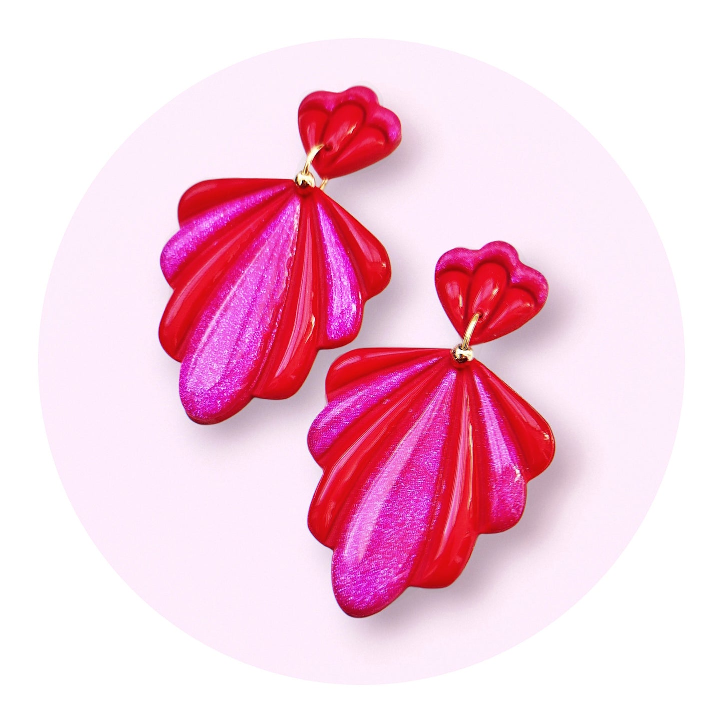 Beverly, röd/rosa (skimmer)