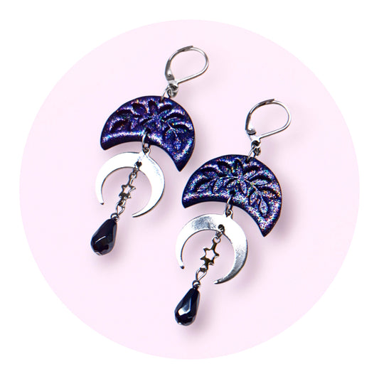 Moon of Life - Svart regnbågsglitter