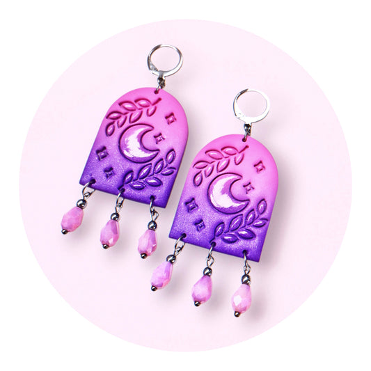 Branches of the Moon - Rosa/lila fade med skimmer