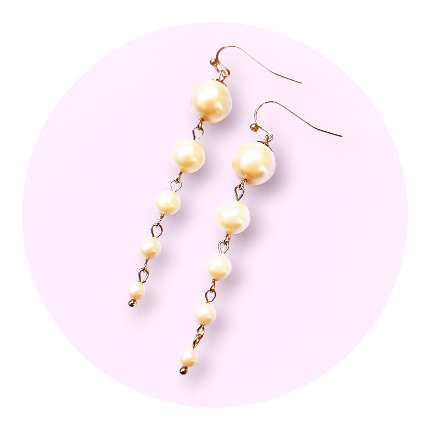 Dripping Pearls - Pastellgul (pärlemoskimmer)