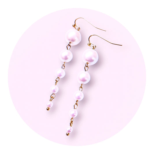 Dripping Peals - Vita (pärlemoskimmer)