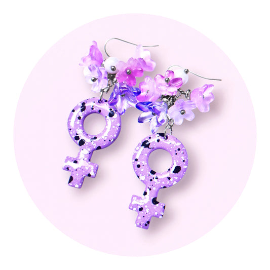 Venus Bouquet - Ljuslila splash