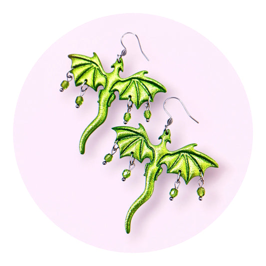 Drakar - Dragon green (glitter)
