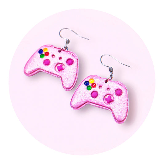 Gamer - Ljusrosa glitter