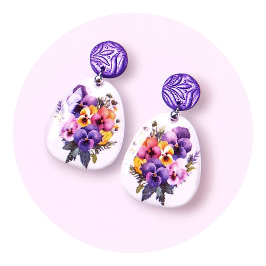 Aurora - Purple Pansies