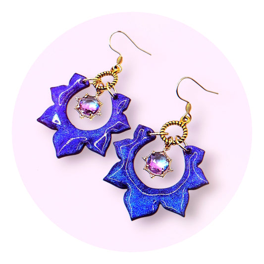 Shiny Lotus, lila/blå