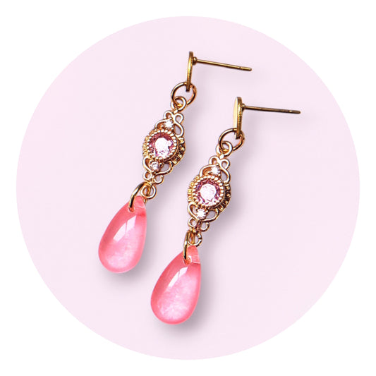 Pink drops
