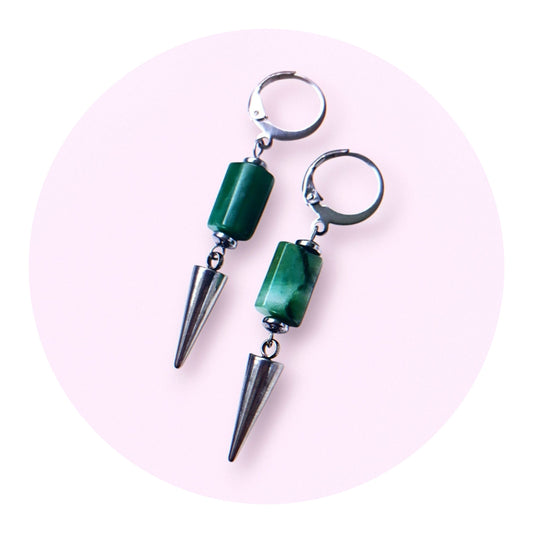 Crystal Spikes, Smaragd silver